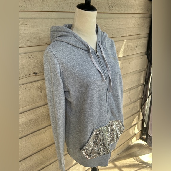 Vintage Victoria Secret Pink Bling Hoodie - Picture 3 of 10